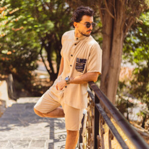 Ensemble homme beige